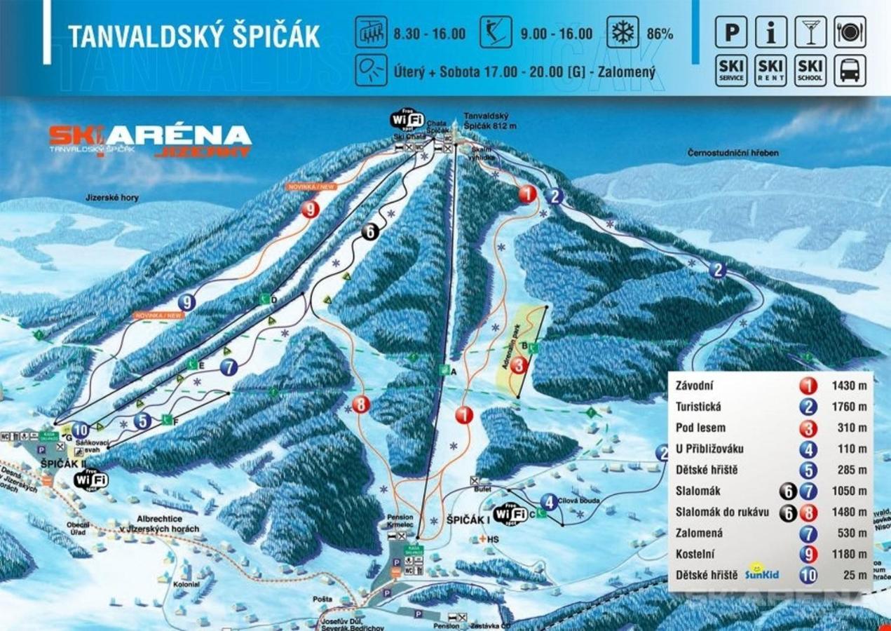 Chata Bajama Bedřichov Exterior foto